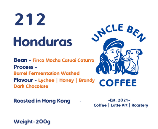 212 Honduras Coffee Beans Uncle Ben Coffee