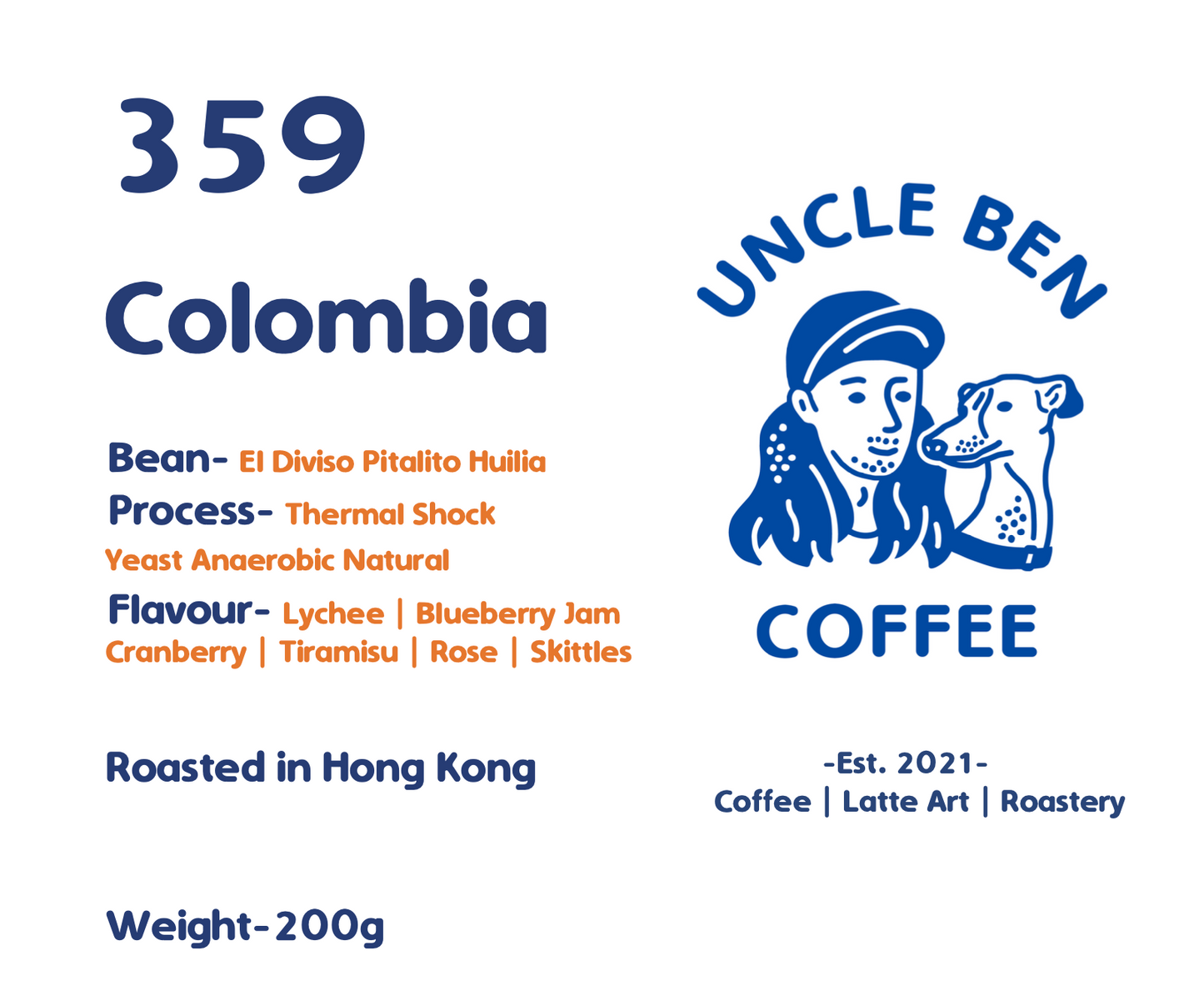 359 Colombia Uncle Ben Coffee