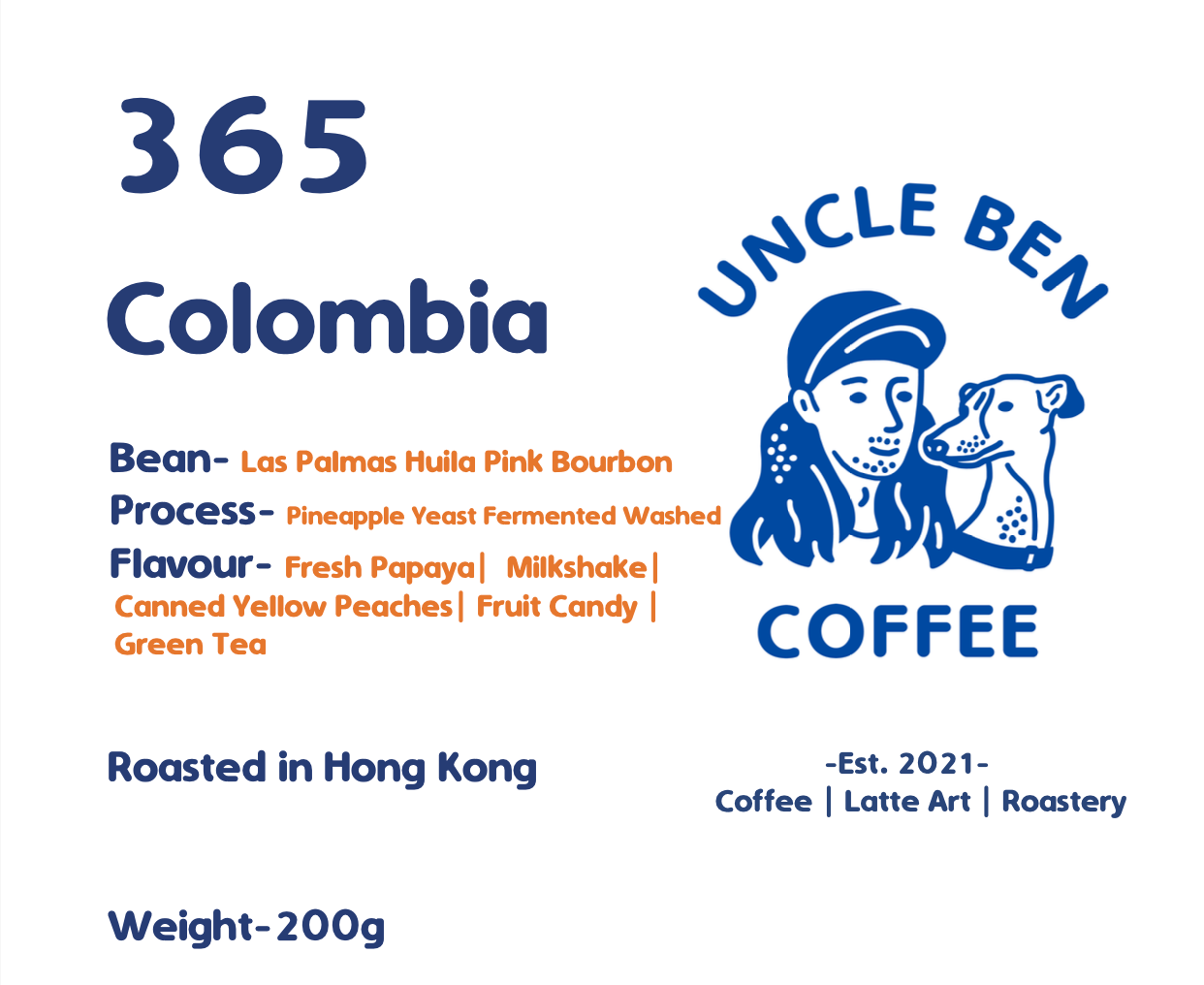 365 Colombia Uncle Ben Coffee Beans
