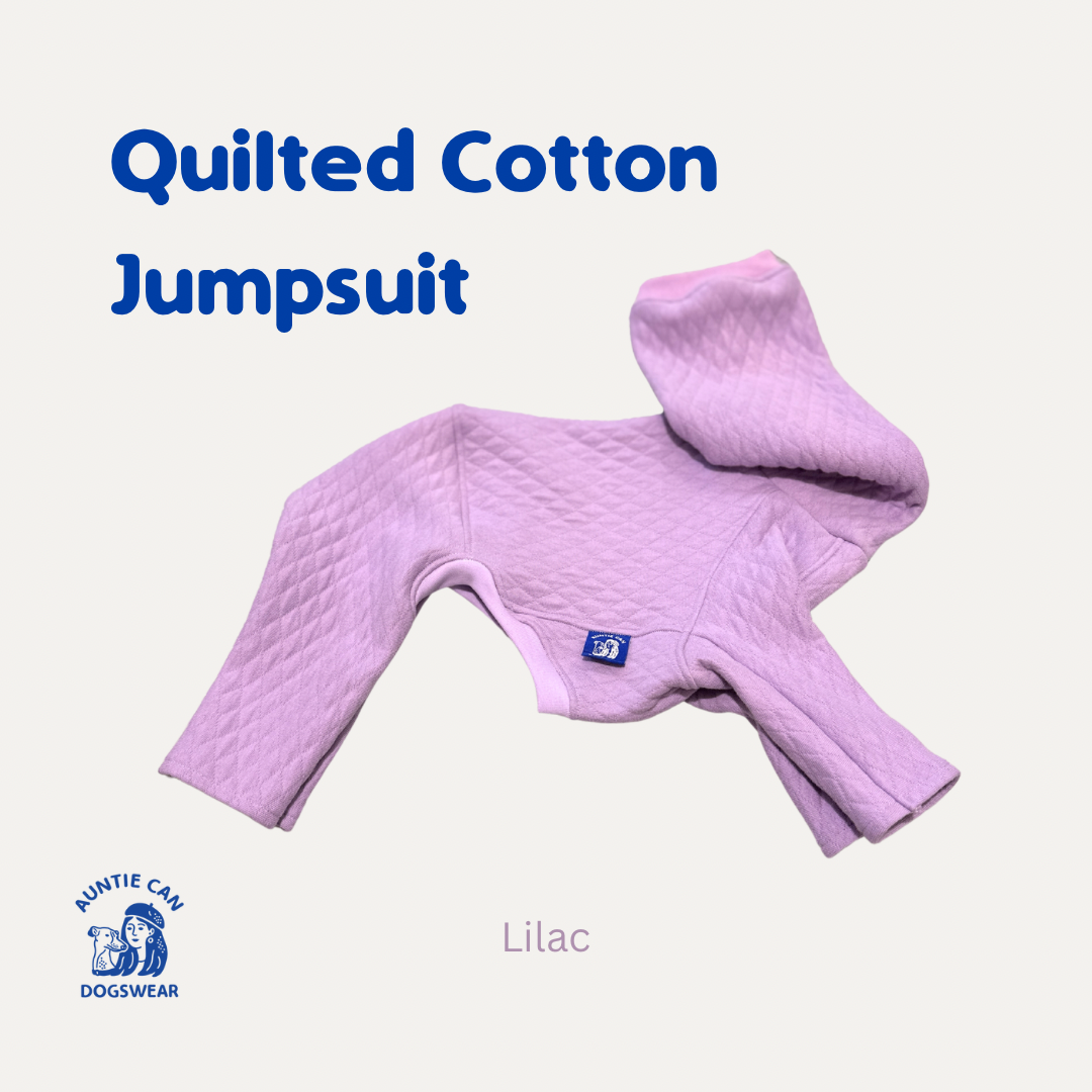 Quilt Cotton Jumpsuit| Italian Greyhound
