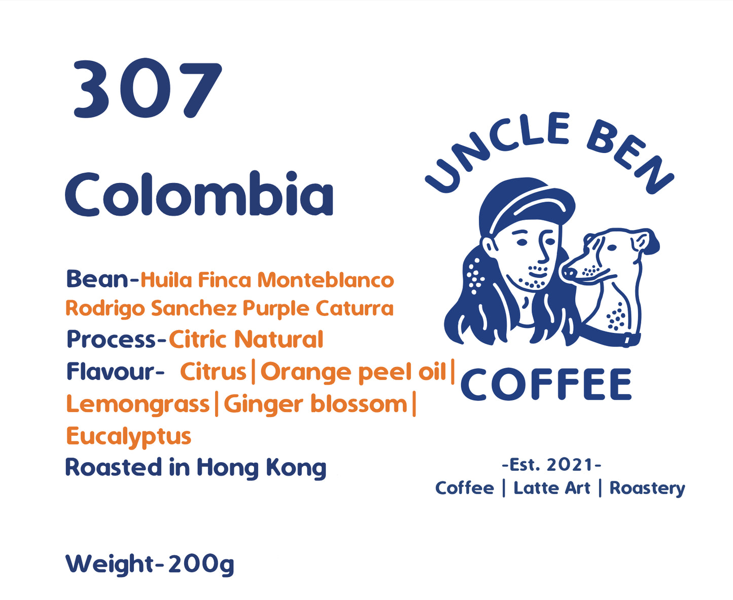 307 Colombia Coffee Bean