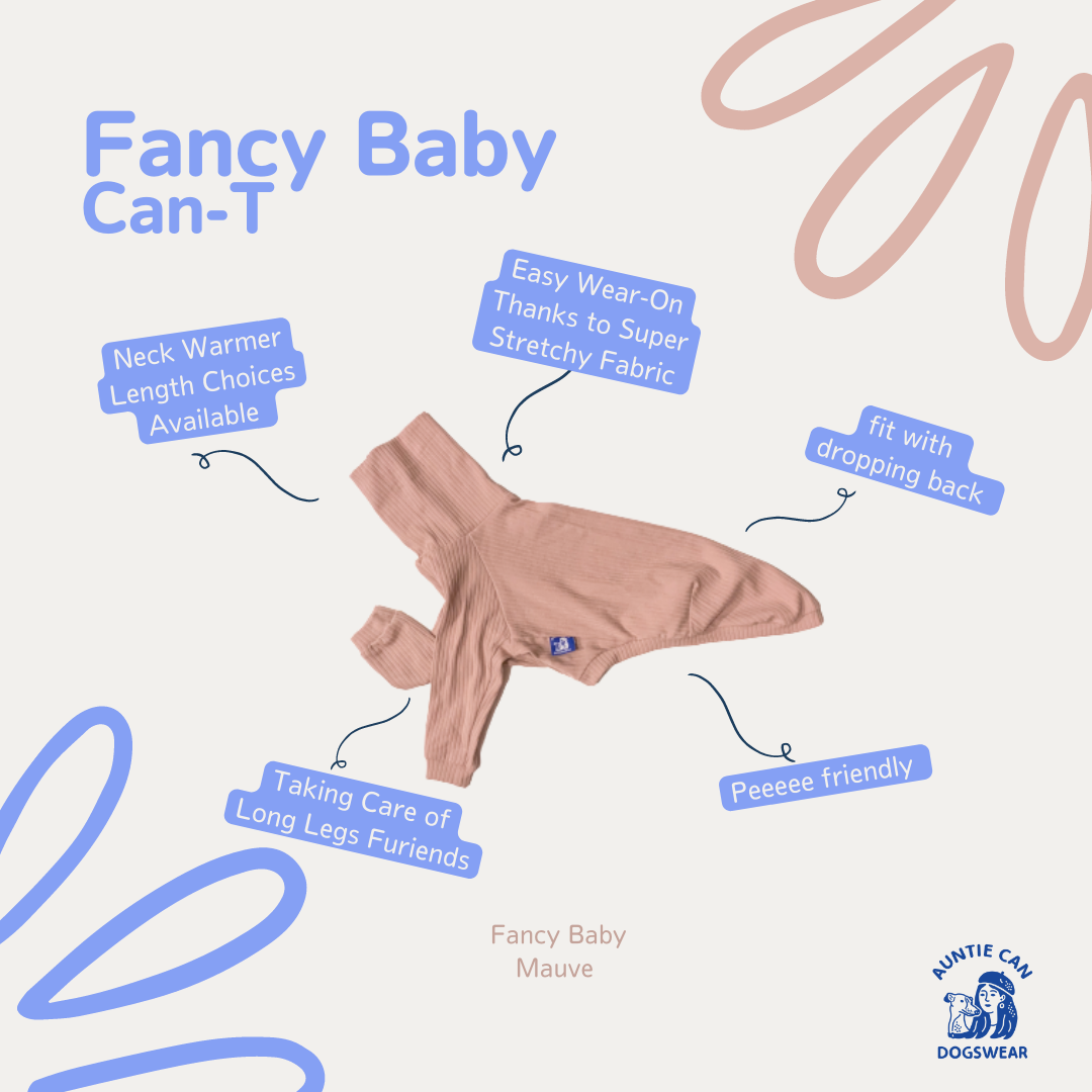 Can-T Auntie Can Dogswear - Fancy Baby Mauve