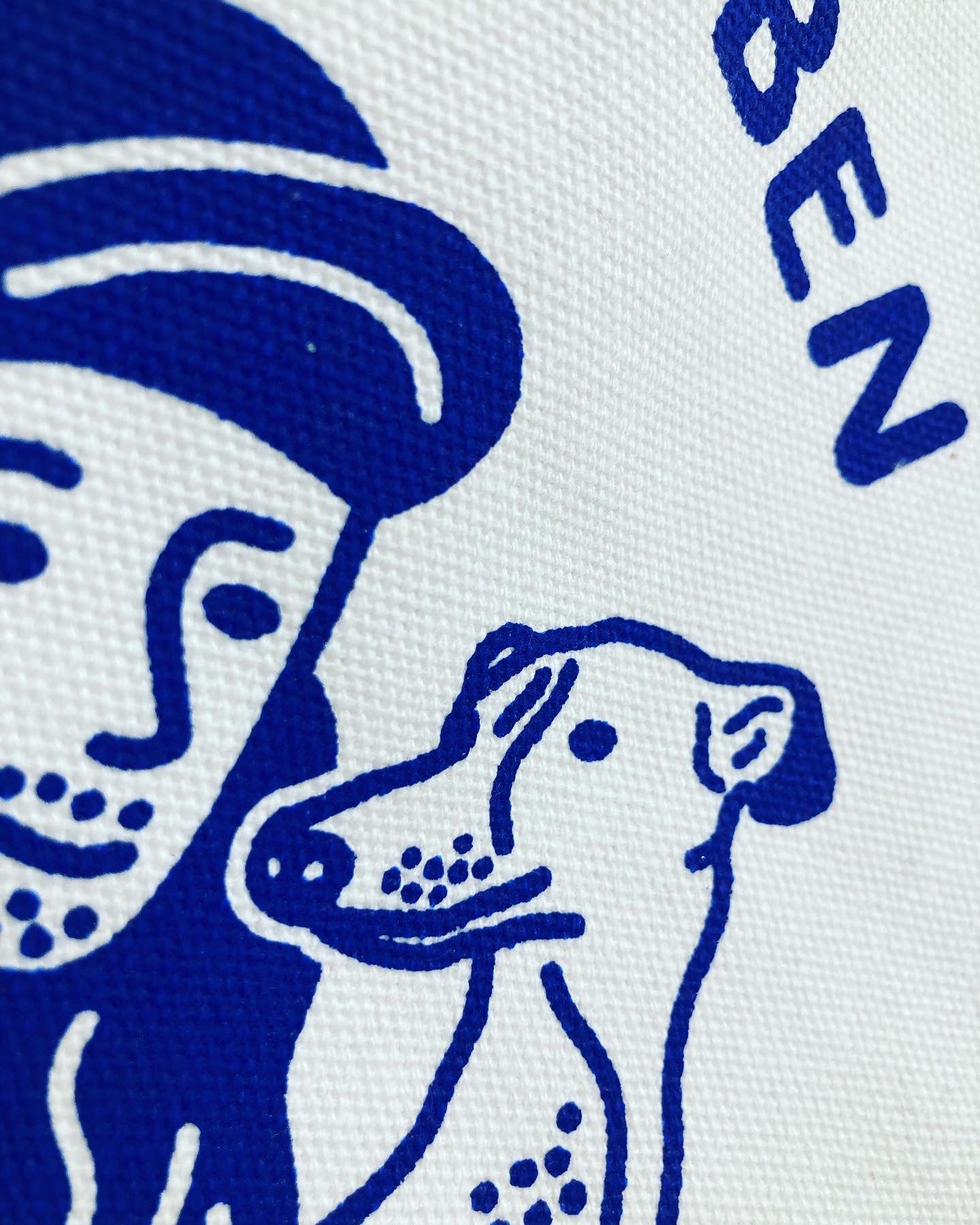 Uncle Ben Coffee Tote Bag Close up