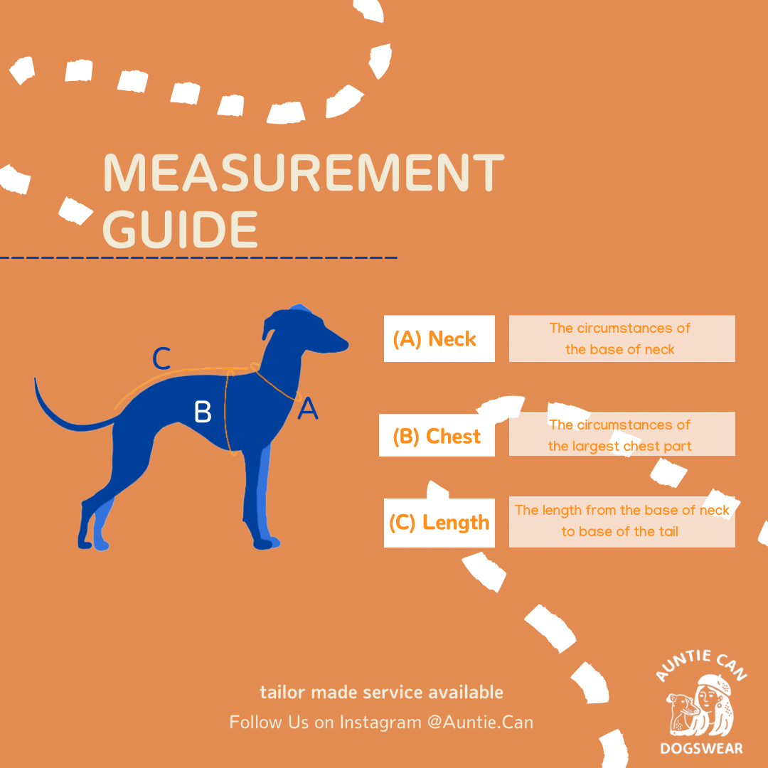 island boi Auntie Can Dogsear measurement guide