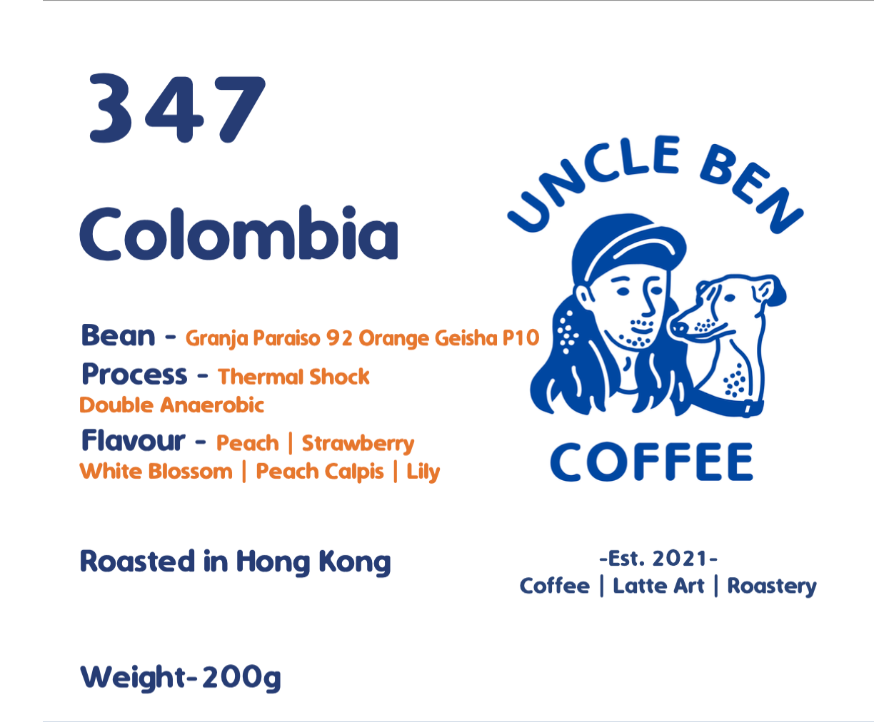 347 Colombia Coffee Beans Geisha