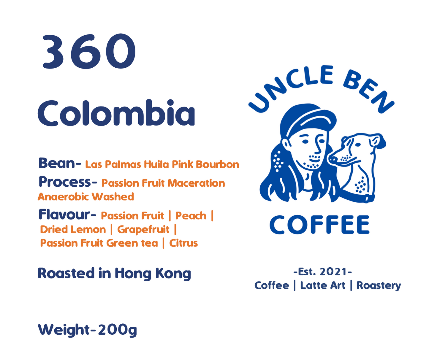 360 Colombia Uncle Ben Coffee