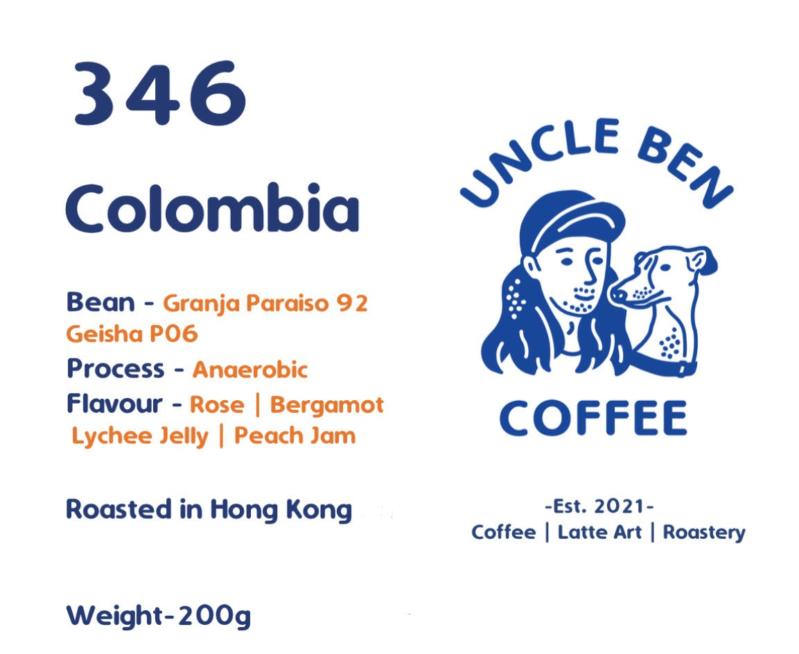 346 Colombia Coffee Beans | Uncle Ben Coffee
