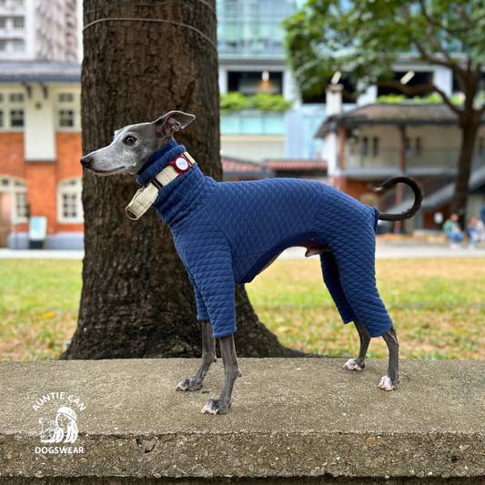 Quilt Cotton Jumpsuit| Italian Greyhound